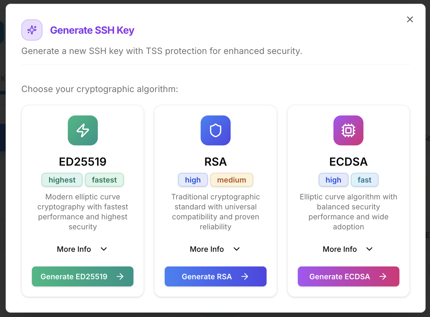 SSH Key Types